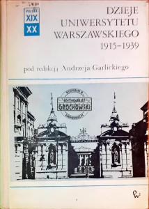 Dzieje Uniwersytetu Warszawskiego 1915-1939