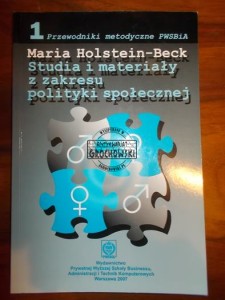 Studia i materiały z zakresu polityki społecznej. (Seria: Przewodniki Metodyczne PWSBiS, 1)