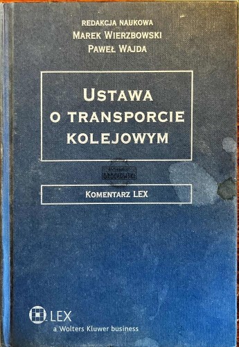 642345 Ustawa o transporcie kolejowym