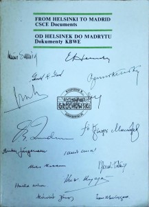 Od Helsinek do Madrytu. Dokumenty KBWE