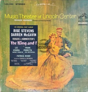 Richard Rodgers, Original Cast, Risë Stevens, Darren McGavin – The King And I - An Original Cast Album LP
