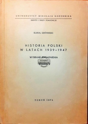 639371 Historia Polski w latach 1939-1947