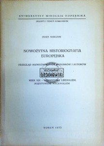Nowożytna historiografia europejska, część II
