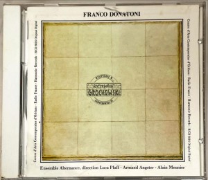 Franco Donatoni – Spiri, Eco, Ombra, Diario, Lame CD