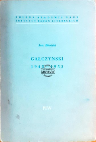 639724 Gałczyński 1945-1953
