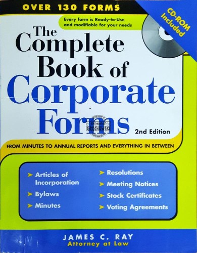 644823 The Complete Book of Corporate Forms