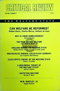Critical Review, vol. 4, nr 4, The Welfare State