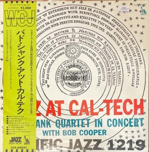 Bud Shank Quartet With Bob Cooper – Jazz At Cal-Tech LP (Promo)