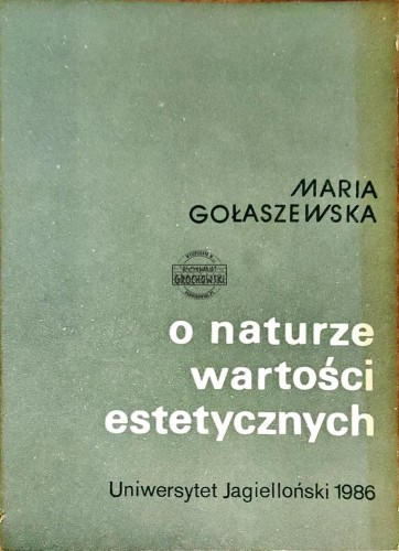 645719 O naturze wartości estetycznych