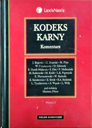 648298 Kodeks Karny. Komentarz