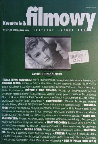 654171 Kwartalnik filmowy 37/38, wiosna/lato 2002