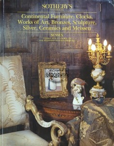 Continental furniture, Clocks, Works of Art, Bronzes, Sculpture, Silver, Ceramics and Meissen