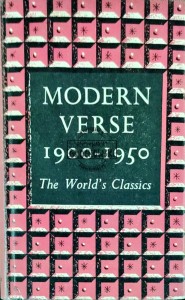 Modern verse 1900 - 1950