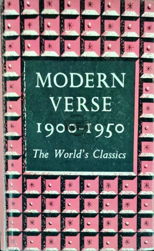 648395 Modern verse 1900 - 1950