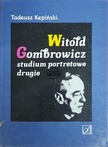 655431 Witold Gombrowicz studium portretowe drugie