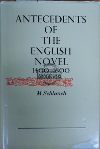 Antecedents of The English Novel 1400-1600