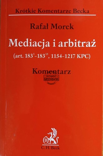 654358 Mediacja i arbitraż, Komentarz