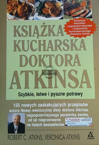 654691 Książka kucharska doktora Atkinsa