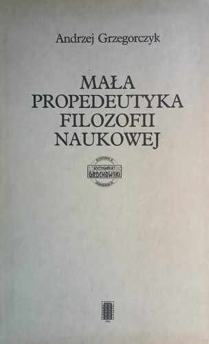 654951 Mała propedeutyka filozofii naukowej