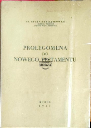 648792 Prolegomena do Nowego Testamentu