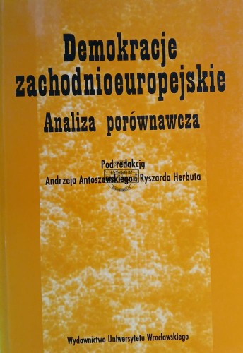 657185 Demokracje zachodnioeuropejskie, Analiza porównawcza