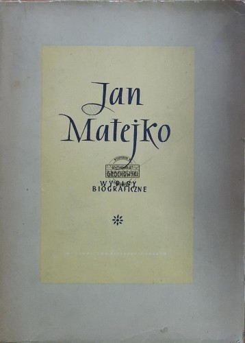 655927 Jan Matejko. Wypisy biograficzne