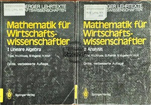 Mathematik fur Wirtschaftswissenschaftler. Tom I-II