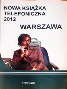 Warszawa, Nowa książka telefoniczna 2012 