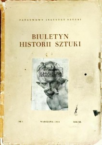 Biuletyn historii sztuki nr 1/1958