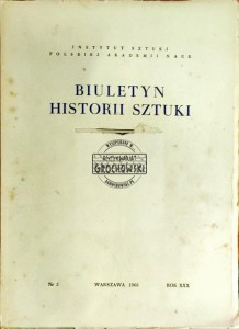 Biuletyn historii sztuki nr 3/1968