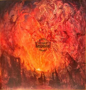 Hooded Menace / AlgomA – Celestial Dissection / Failed Stunt Fatality 12" EP