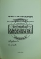659237 Władysław Bartoszewski doktor honoris causa Katolickiego Uniwersytetu Lubelskiego Jana Pawła II (autograf)