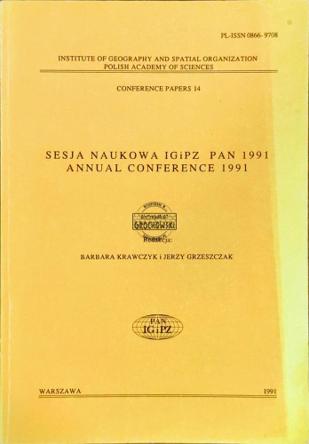 658322 Sesja naukowa IGiPZ PAN 1991
