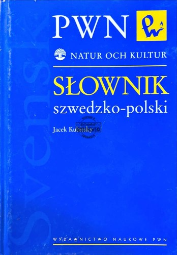 677762 Słownik szwedzko-polski