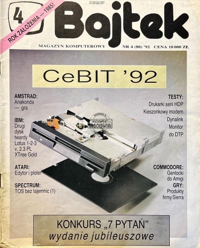 677844 Bajtek, nr 4 (80) '92