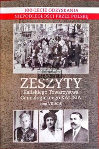 Zeszyty Kaliskiego Towarzystwa Genealogicznego Kalisia, tom VII 2018