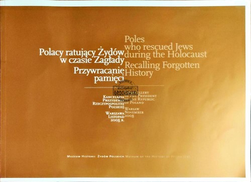658563 Polacy ratujący żydów w czasie zagłady. Przywracanie pamięci