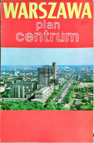 658637 Warszawa plan centrum