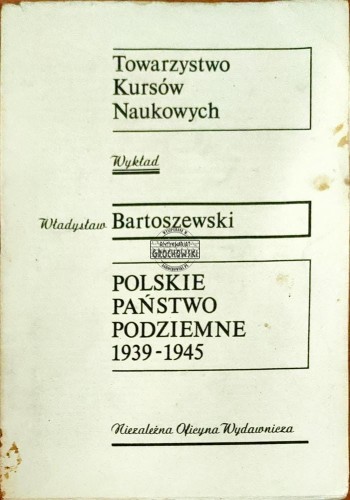 658715 Polskie Państwo Podziemne 1939-1945