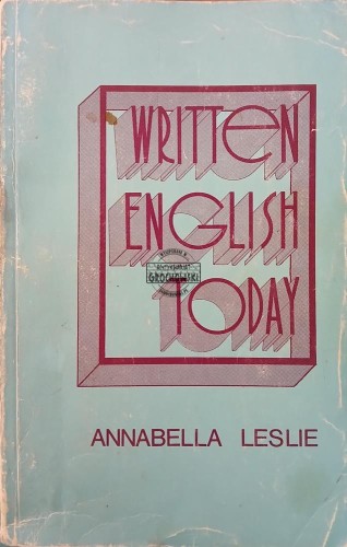 660248 Written English Today