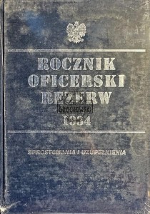 Rocznik oficerski rezerw 1934