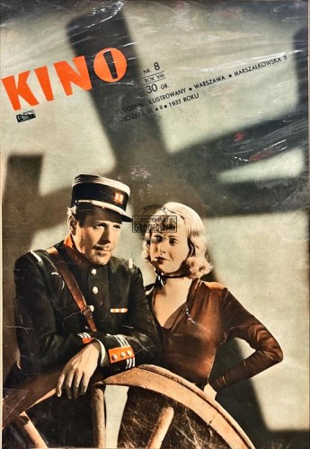 493269 Okładka czasopisma "Kino" Nr 8, 21 lutego 1937