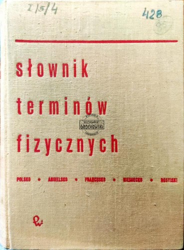 661363 Słownik terminów fizycznych