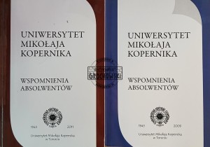 Uniwersytet Mikołaja Kopernika, Wspomnienia absolwentów, tomy I - II