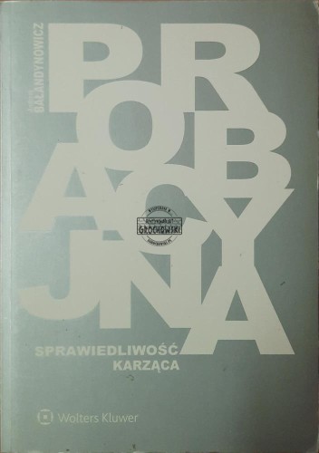 662288 Probacyjna sprawiedliwość karząca