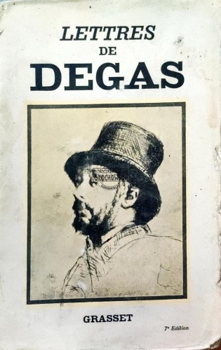 661709 Lettres de Degas