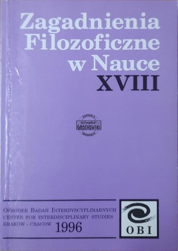 662349 Zagadnienia Filozoficzne w Nauce XVIII