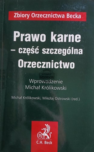663391 Prawo karne, Orzecznictwo