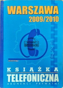 Warszawa 2009/2010. Książka telefoniczna, abonenci prywatni