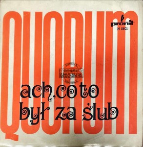 Quorum – Ach, Co To Był Za Ślub 7"